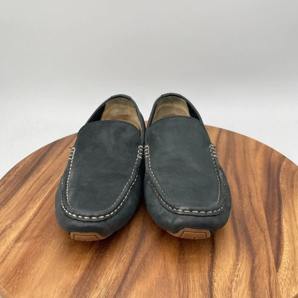 Cole Haan Somerset Venetian Loafers Mens 12 M Black Leather Driving Casual Shoes